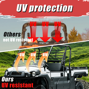 Parabrisas Medio de Policarbonato para Kawasaki Mule Pro FXT DXT DX <span class=keywords><strong>FX</strong></span> 2015-2026 - Product Image 5