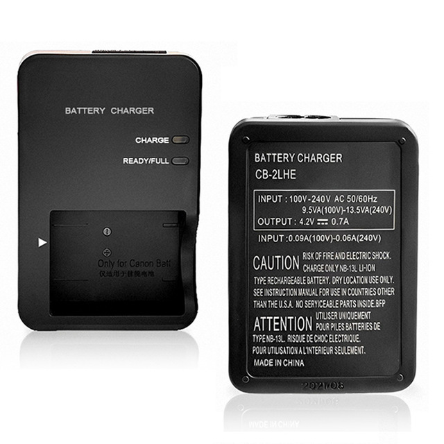 CB-2LH/2LHE/2LHT Battery Charger for NB-13L Camera G7X2 G5X G9X SX720HS SX620 SX730 Mark II Mark2 G1 X Mark III Charger
