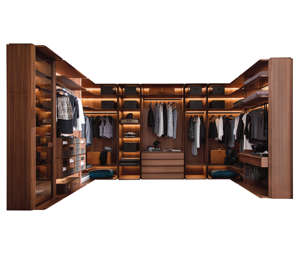 Armario Moderno de Lujo, Armario Portátil con Luz LED, Armario Vestidor, Armario de Almacenamiento para Villa - Product Image 2