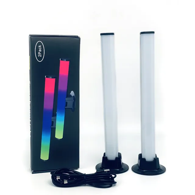 D18 Handheld LED RGB Light Stick speaker Photography Light with Built-in Rechargeable Battery and Remote Control speaker