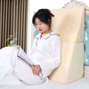 Almohada Triangular para Cama, Soporte Elevado para Dormir/Dolor Lumbar/<span class=keywords><strong>Embarazo</strong></span>, Espuma Viscoelástica, Envío Comprimido, OEM/ODM - Product Image 2