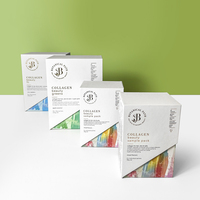 Boîte de papier d'emballage en carton de suppléments nutritionnels d'emballage de qualité alimentaire durable avec logo imprimé