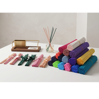 Diffuseur de parfum d'air Aroma Custom Colorful Black Reed Diffuseur Sticks en fibre de polyester