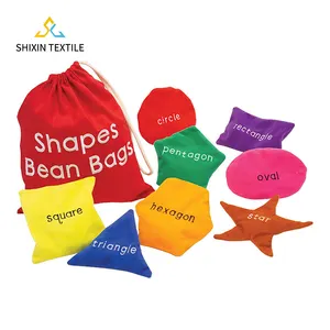Educational Recognisable Color Learning Toy Preschool Classroom Learning Color Outdoor Oxford Sensory Shapes Bean Bags