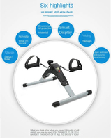 Mini-vélo d'exercice pour la récupération de la santé à domicile, pour les bras et les jambes, mini-crosstrainer pour personnes âgées