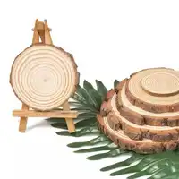 round tree unfinished natural wood slices