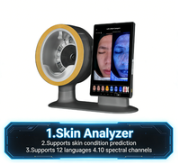 Analyseur de peau du visage, trichoscope, analyseur de cheveux du cuir chevelu, caméra, scanner facial 3D, analyseur de traitement de la perte de cheveux, diagnostic cutané