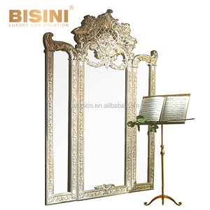 72 Inches High Classic Elegant European Style Antique <strong>Gold</strong> Frame <strong>Long</strong> <strong>Mirror</strong> - Product Image 2