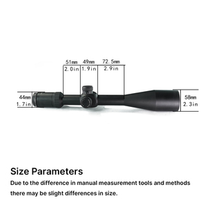 Mira Telescópica BANGBANG 10-60X50 SFIR SFP, Tubo de 30 mm, Óptica de Caza, Sistema Óptico HD con Iluminación para Deportes al Aire Libre - Product Image 5