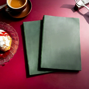 Factory Genuine Leather Heavy Duty Protection Simple Design Menu Holder Restaurant Menu Cover Custom Leather Menu <b>Folder</b> Luxury - Product Image 1