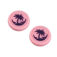 Étui en silicone pour manette de jeu, ensemble de protection à thème, housse douce et agréable au toucher, autocollants tactiles, emballage en sachet
