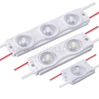 Module à haute puissance SMD2835 en plaque d'aluminium injecté 1,5 W 3 puces pour lettres lumineuses