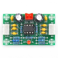 Mini Preamp Op Amp Modul Amplifier Saluran Ganda NE5532 Preamplifier Tone Board 5 Kali Lipat Tegangan Lebar 12-30V G10-004 50*30*10 mm
