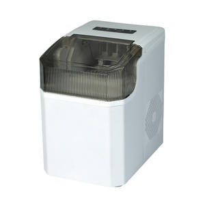 เครื่องทำน้ำแข็งอื่นๆ ICM-01B มินิอัจฉริยะขนาด100-240โวลต์85วัตต์อัตโนมัติเต็มรูปแบบสำหรับบ้านสำนักงานหอพักสแตนเลสสีขาว - Product Image 3