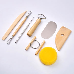 Ensemble d'outils de <span class=keywords><strong>poterie</strong></span>, sculpture, pâte à modeler, outils de bricolage, ensemble d'<span class=keywords><strong>argile</strong></span> de sculpture pour <span class=keywords><strong>poterie</strong></span>, <span class=keywords><strong>four</strong></span> de modélisation, <span class=keywords><strong>argile</strong></span> de <span class=keywords><strong>cuisson</strong></span>, séchage à l'air, 8 pièces - Product Image 1