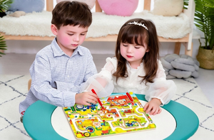 Giocattoli magnetici per bambini, labirinto <span class=keywords><strong>Montessori</strong></span>, attività educative per la prima infanzia, sviluppo intellettuale. - Product Image 2