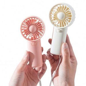 Custom Logo Mini Portable Fan Handheld Battery Operated Portable Small Fans for Summer Travel Beach Indoor Outdoor Cooling Gift - Product Image 4