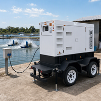 Generator Diesel Cummins 94KVA yang Dapat Diderek, Generator Trailer Diesel 75KW, Generator Berpendingin Air, Alternator Tanpa Sikat, Bersertifikasi CE