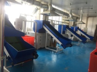 Broyeur de bouteilles en plastique et granulateur de bouteilles en PET Mitex 50HP 37KW, broyeur de déchets lourd, capacité de 1200 kg/h, garantie 1 an