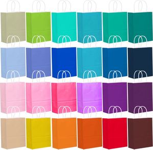 Bolsas de Papel Kraft Reciclables Personalizables con Asas Reutilizables para Compras, Tiendas de Ropa, Fiestas, Exposiciones - Product Image 2
