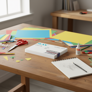 Foglio di Schiuma EVA ILAN 60x40cm Bianco Materiale per Artigianato - Product Image 3