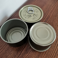 Boîtes de nourriture 2 pièces pour la viande, la sauce, le thon, l'emballage de poisson boîtes de conserve métalliques vides