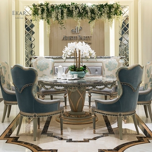 Mobili <span class=keywords><strong>da</strong></span> soggiorno di lusso comoda <span class=keywords><strong>poltrona</strong></span> <span class=keywords><strong>da</strong></span> pranzo in legno classica <span class=keywords><strong>Vintage</strong></span> di design monoposto - Product Image 3