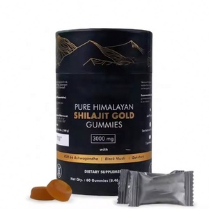 Gomitas de Shilajit Fórmula Todo en Uno al por Mayor para Hombres y Mujeres, Suplemento Herbal con Ashwagandha Orgánica para Aumentar la Energía - Product Image 1