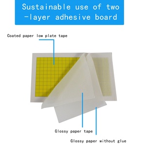 Pièges à colle jaunes super puissants pour dossiers, moustiques, moucherons et insectes volants - Vente en gros pour la maison, le jardin et l'agriculture - Product Image 1