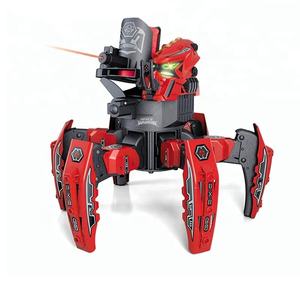 infrared sticker 2.4G shooting disk fighting robot toy with armor