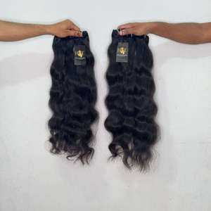 Extensiones de Cabello Virgen Indio Ondulado y Rizado, Cabello Humano Natural Brasileño con Cierre HD - Product Image 1