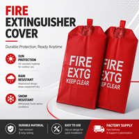 Housse de protection en cuir durable, imperméable, résistante au soleil, à la neige, aux incendies et à la poussière pour extincteur, voiture, maison, hôtel, équipement