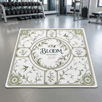 Tapis de bureau pliable, imperméable, antidérapant, écologique, durable et portable, gris de luxe, pour supports de tuiles de mahjong américain