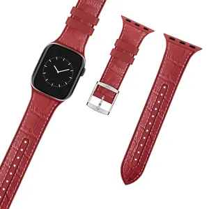 Gelang jam tangan Apple, gelang karet Silikon wanita Silikon keringat ultra Band 49mm untuk Apple Watch seri Se 7 6 5 41mm