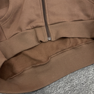 Nueva Sudadera con Capucha Retro Americana para Hombre, Chaqueta Cardigan con Cierre, Sudadera con Capucha de Patrón Sólido - Product Image 3