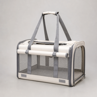Sac de transport pliable pour animaux de compagnie YAOYUE en tissu Oxford avec fenêtres en maille pour chats et petits chiens