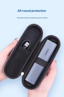 Sac de rangement pour disque dur mobile personnalisable, étui antichoc en EVA, design léger et portable
