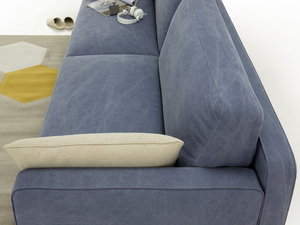 Conjunto de Muebles de Dormitorio y Sala de Estar Combinados, Funcionales, Portátiles, Ajustables, Pequeños, Usados, de 2 Plazas, Sofá Cama Mini - Product Image 4