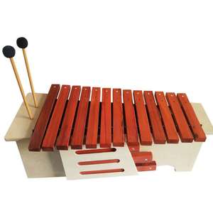 Xylophone en bois à 13 notes, gamme haute-moyenne-basse, instrument de percussion Orff, boîte à résonance, jouet musical pour enfants et jeunes pour la performance musicale - Product Image 3
