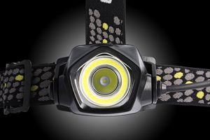 Lampe frontale LED rechargeable étanche IP66 pour le camping et les activités de plein air, 690 lm, corps en plastique, technologie SPOT + COB - Product Image 5