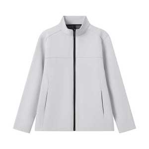 Softshell <b>Windbreaker</b> Stand-Up Collar Unisex Windproof Autumn Winter Warmth Technical Outdoor Apparel - Product Image 1