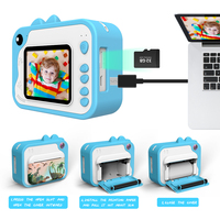 Kamera Anak Murah dengan Printer, Layar LCD 2.4 IPS, Video 1080P, Kamera Instan untuk Anak