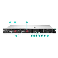 Server HPE DL20 Gen10 1U Intel Xeon E-2314 2.8GHz 1P 8G 8-Core Non-Private Mold Rack Master Tersedia