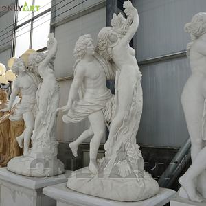 Statues en marbre de sculpture grecque grandeur nature <span class=keywords><strong>Apollon</strong></span> <span class=keywords><strong>et</strong></span> <span class=keywords><strong>Daphné</strong></span> de jardin en stock - Product Image 1