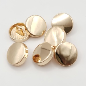 Bán Buôn Có Sẵn Cổ Phiếu Nút 24L/22L Kẽm Hợp Kim Kim Loại Vòng Hình Sáng Bóng Vàng Trang Trí May Quần Áo May Nút - Product Image 5