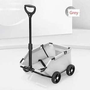 Poussette pliable pour animaux de compagnie, légère, portable, de voyage, 4 roues, mini chariot pour animaux âgés et faibles, lavable et grande taille - Product Image 4