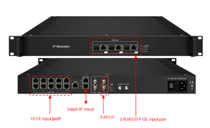เครื่องมอดูเลเตอร์ดิจิตอล IP KUNUOMAGIC สำหรับการกระจายเสียงวิทยุและโทรทัศน์ 16/20/24/<span class=keywords><strong>28</strong></span>-in-1 DVB-T/ISDB/ATSC/ISDB-T ช่องสัญญาณเอาต์พุต 32/48 ช่อง รับประกัน 5 ปี - Product Image 3