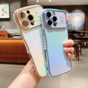 เคสโทรศัพท์มือถือกันรอยขีดข่วนมีกลิตเตอร์สำหรับ iPhone 17 PRO MAX เคสโทรศัพท์แบบ electroplate Heart <span class=keywords><strong>Love</strong></span> กันกระแทกสำหรับ iPhone 16 15 - Product Image 3