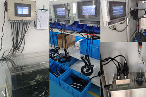 Aquaponics Wireless-Übertragung auf dem Telefon und PC Multi-Parameter-Analysator Überwachung PH DO Nitrat Nitrit Fluorid Calcium - Product Image 5