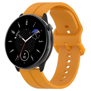 Pulsera deportiva de 20mm y 22mm, correa de repuesto, accesorios para Amazfit GTR Mini <span class=keywords><strong>Bip3</strong></span> Pro, correa de reloj de silicona de Color sólido - Product Image 2